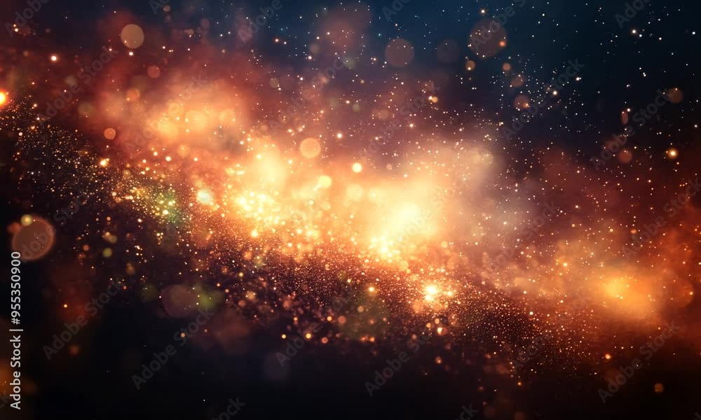 Sparkling Galaxy Abstract Background Sparkling Galaxy Abstract Background