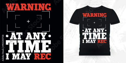 Funny Theater Director Retro Vintage Theater T-shirt Design