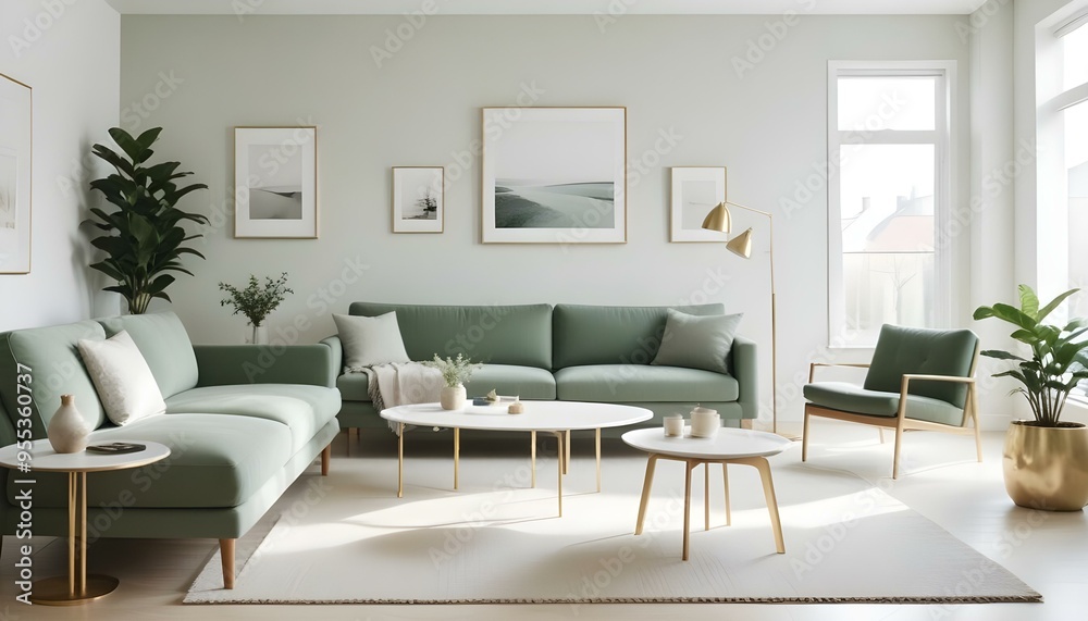Photo interior modern design room 3d illustration Photo interior modern design room 3d illustration