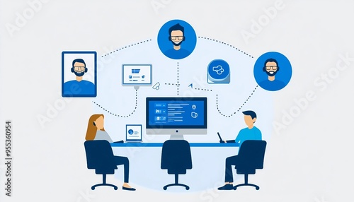 Wallpaper Mural 24/7 Support: Your Technical Lifeline, banner highlighting round-the-clock technical support with imagery of friendly support agents,  Torontodigital.ca