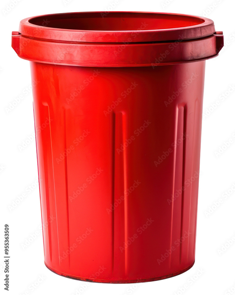 PNG Trash bin white background disposable container.