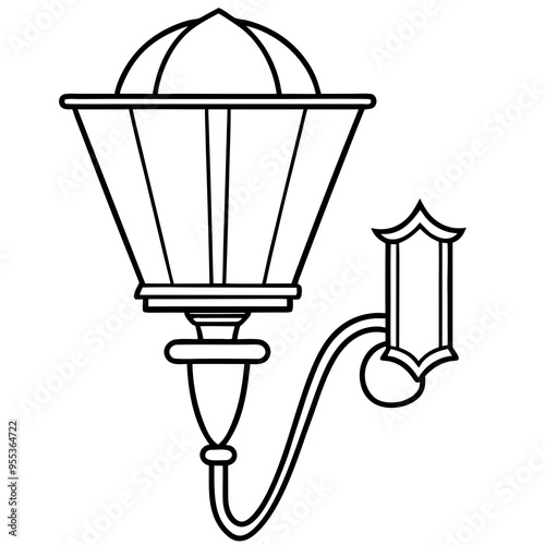 Wall Sconce Art Vector