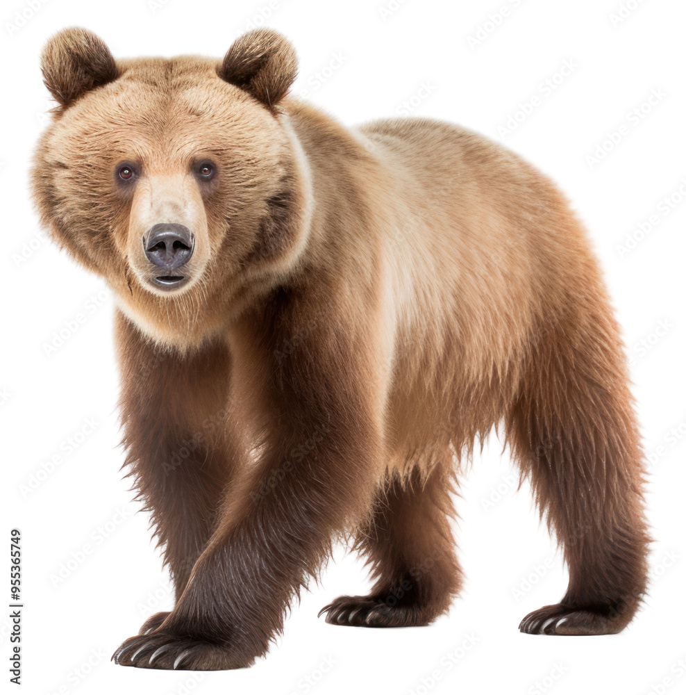 Fototapeta premium PNG Bear wildlife mammal animal.