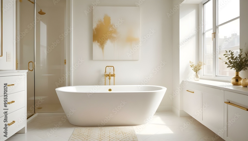 Photo interior modern design room 3d illustration