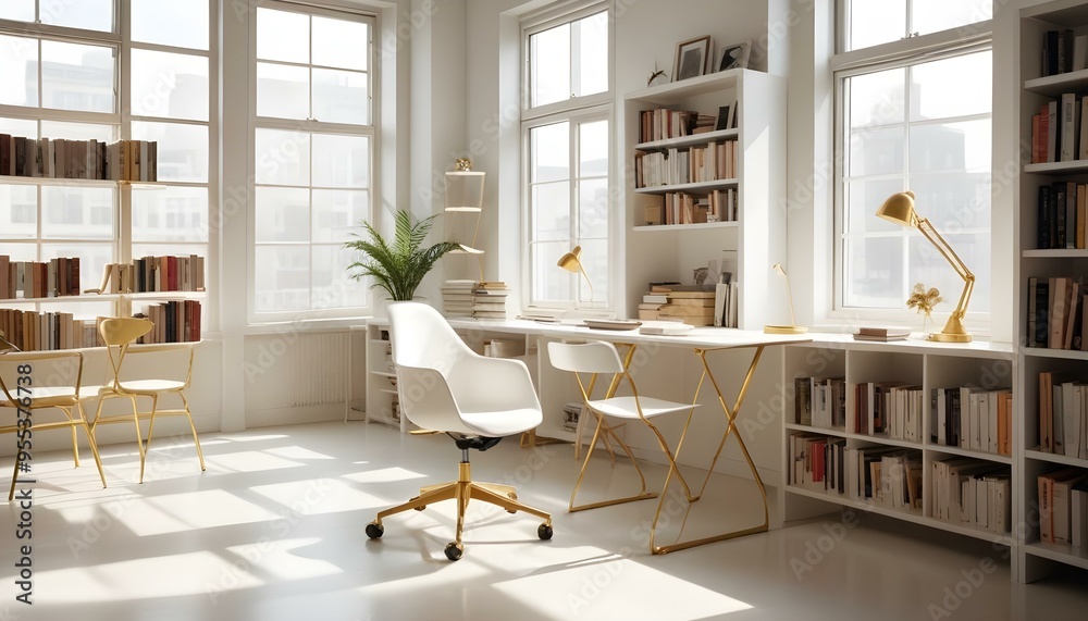 Photo interior modern design room 3d illustration Photo interior modern design room 3d illustration