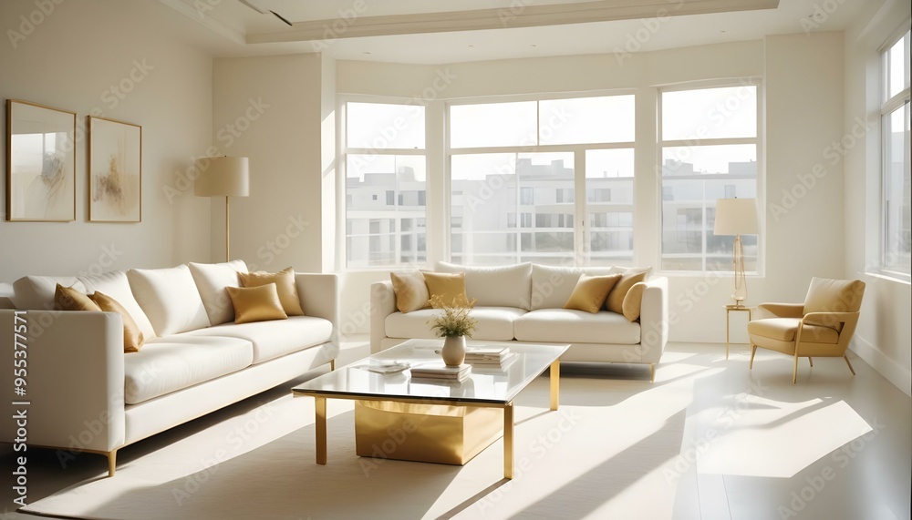 Photo interior modern design room 3d illustration Photo interior modern design room 3d illustration