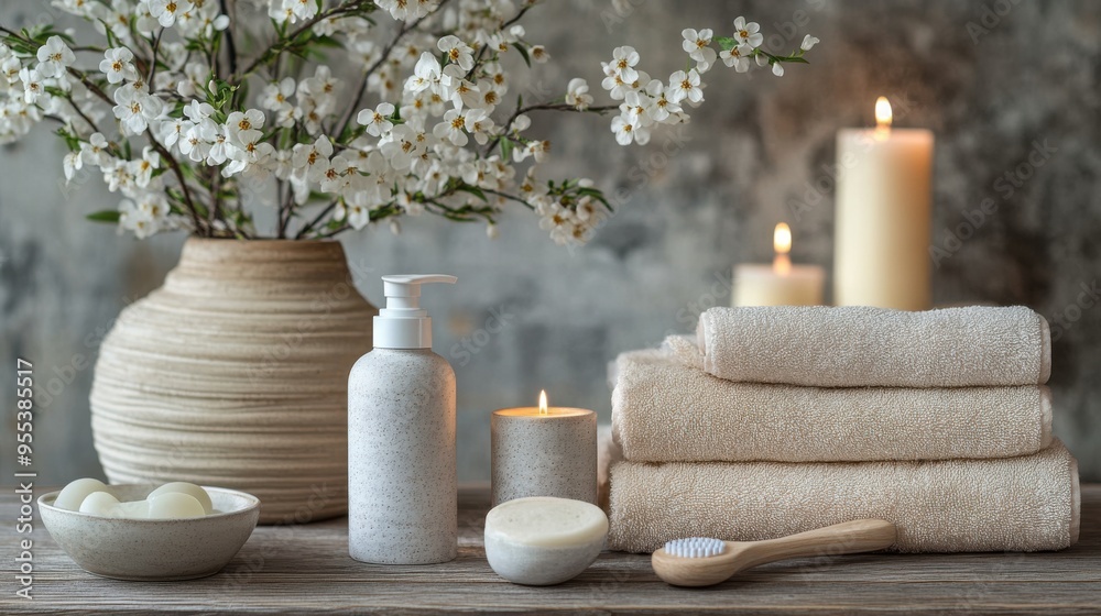Elegant home spa items: luxury bath products and relaxation tools Elegant home spa items: luxury bath products and relaxation tools