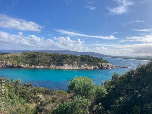 Wallpaper Mural Blue ocean with island  Torontodigital.ca