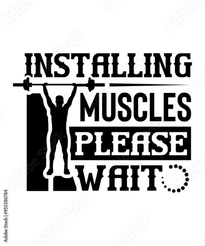 installing muscles please wait svg design