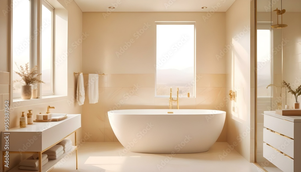 Photo interior modern design room 3d illustration Photo interior modern design room 3d illustration