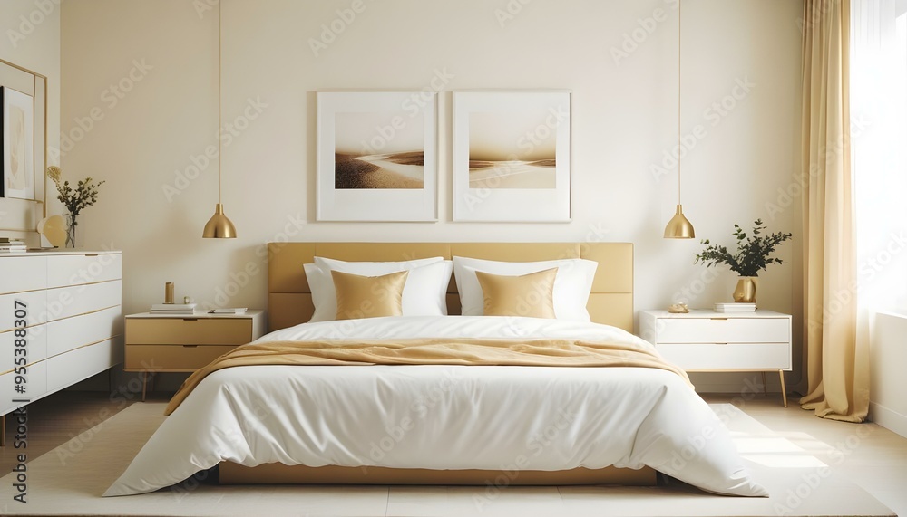 Photo interior modern design room 3d illustration Photo interior modern design room 3d illustration