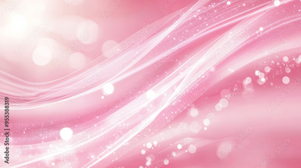 Gentle Abstract Pink Light with Soft Glowing Gradients and Sparkling Textures Gentle Abstract Pink Light with Soft Glowing Gradients and Sparkling Textures