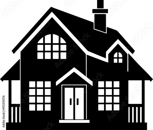 house silhouette vector