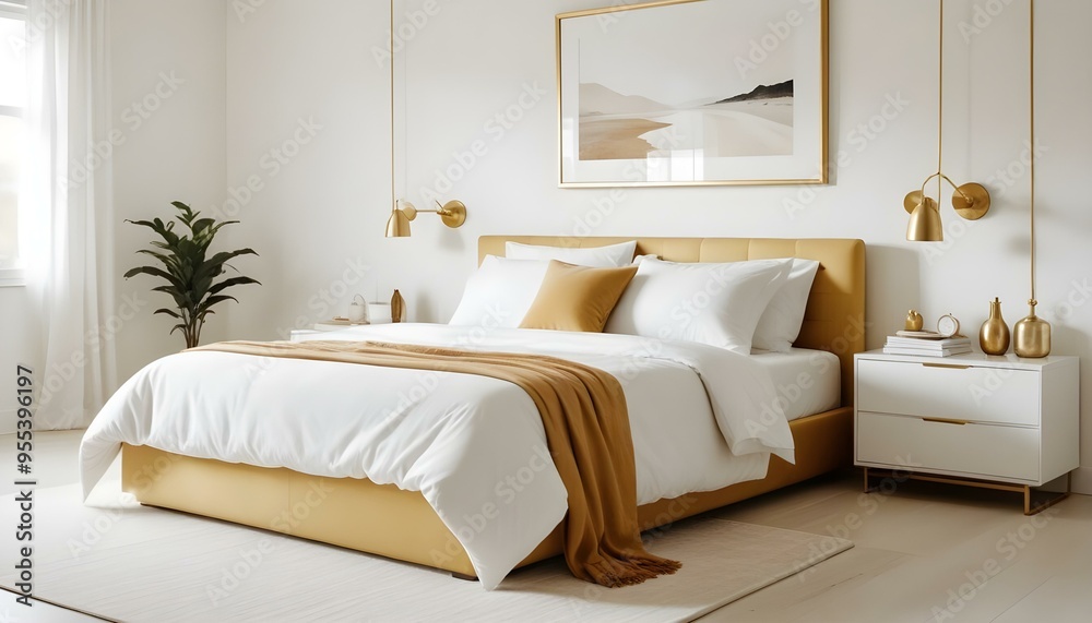 Photo interior modern design room 3d illustration Photo interior modern design room 3d illustration