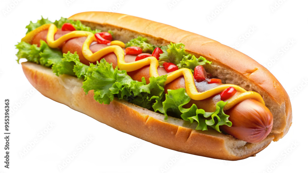 hotdog on transparent background. hotdog on transparent background.