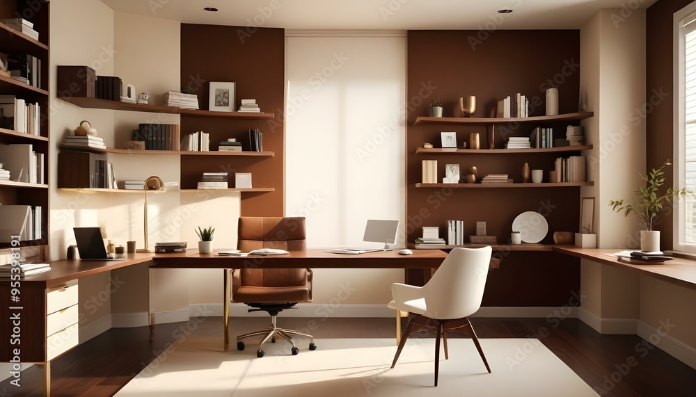 Photo interior modern design room 3d illustration Photo interior modern design room 3d illustration