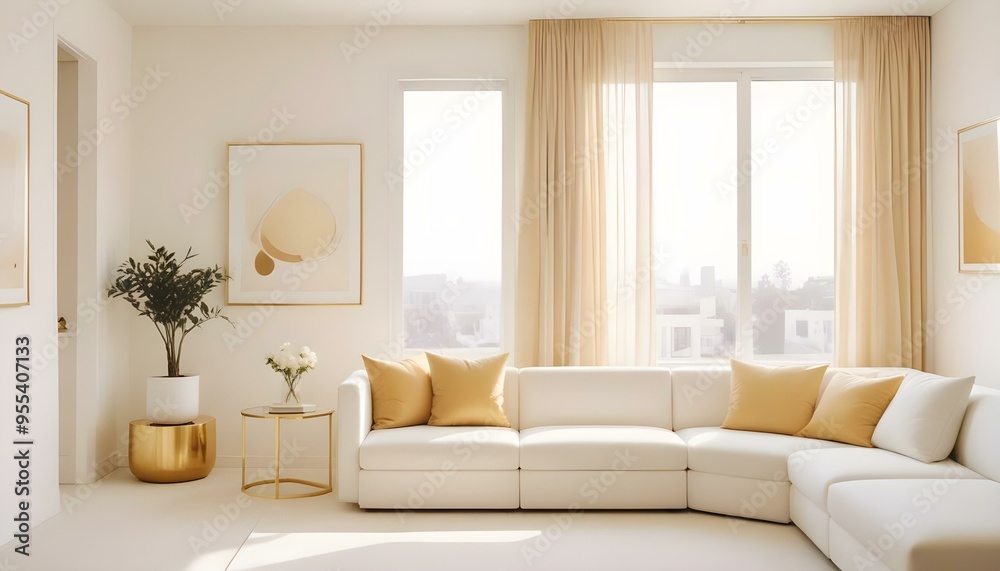 Photo interior modern design room 3d illustration Photo interior modern design room 3d illustration