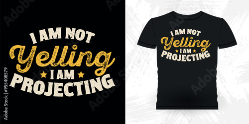 Funny Theater Director Retro Vintage Theater T-shirt Design