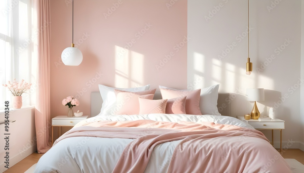 Photo interior modern design room 3d illustration Photo interior modern design room 3d illustration