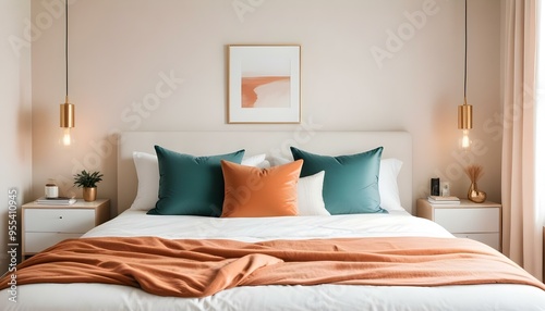 Photo interior modern design room 3d illustration
