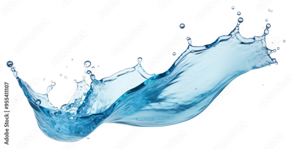 Obraz premium PNG Water splash white background splattered simplicity.