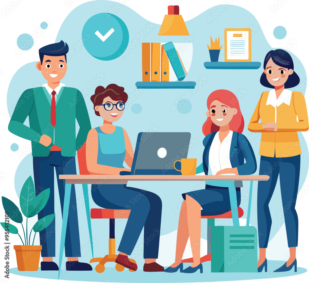 Friends enjoying friendship day vector illustration Friends enjoying friendship day vector illustration