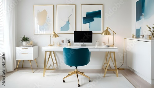 Photo interior modern design room 3d illustration