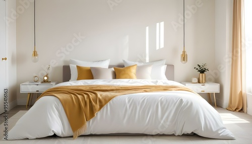 Photo interior modern design room 3d illustration