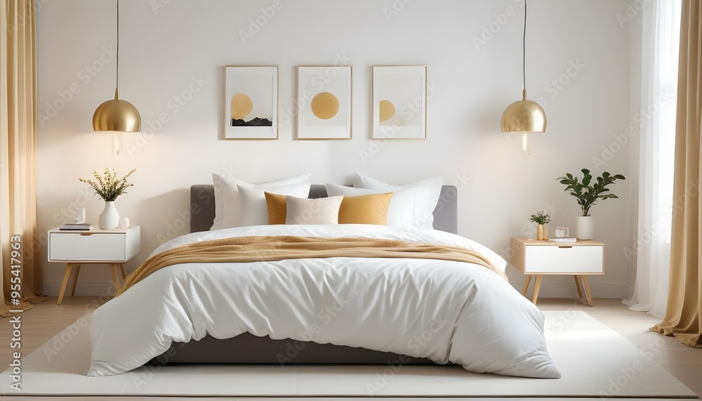 Photo interior modern design room 3d illustration Photo interior modern design room 3d illustration