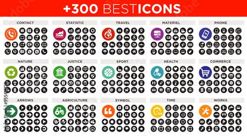 Universal Solid Icon Set