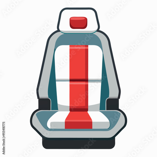 Car Seat Vector Illustration