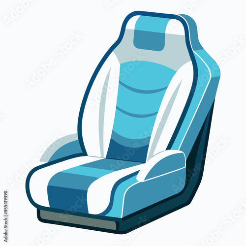 Car Seat Vector Illustration