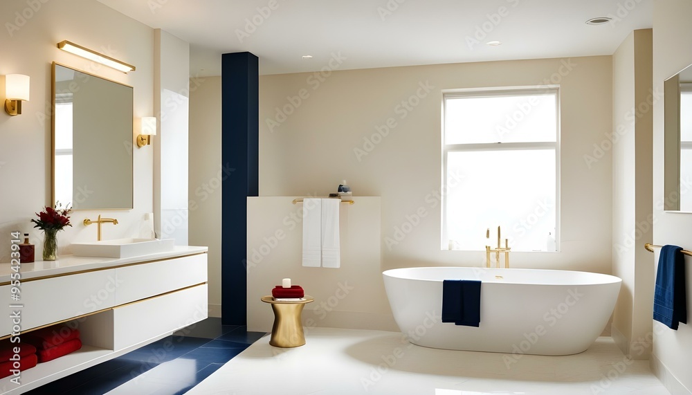 Photo interior modern design room 3d illustration Photo interior modern design room 3d illustration