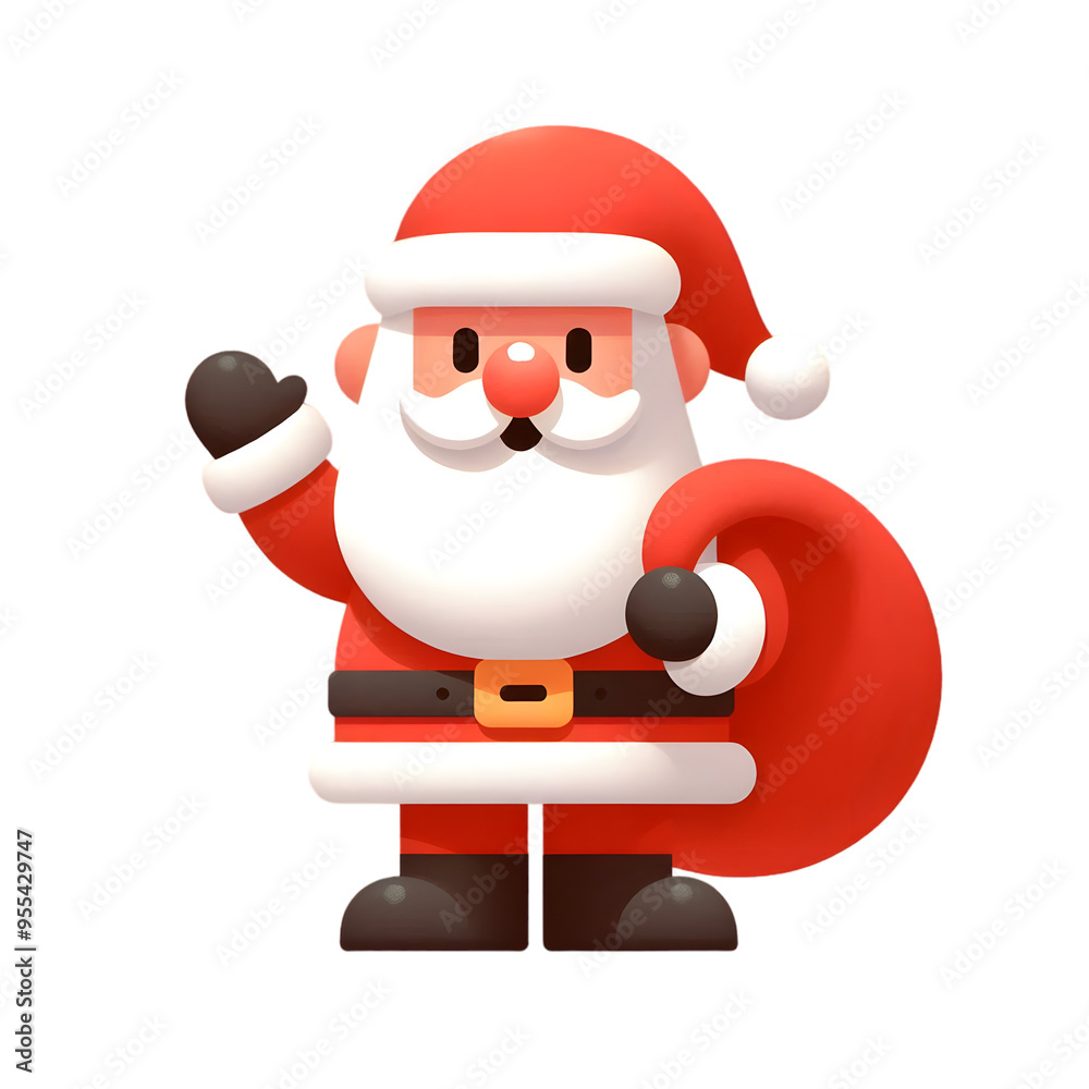 santa claus with a bag PNG santa claus with a bag PNG