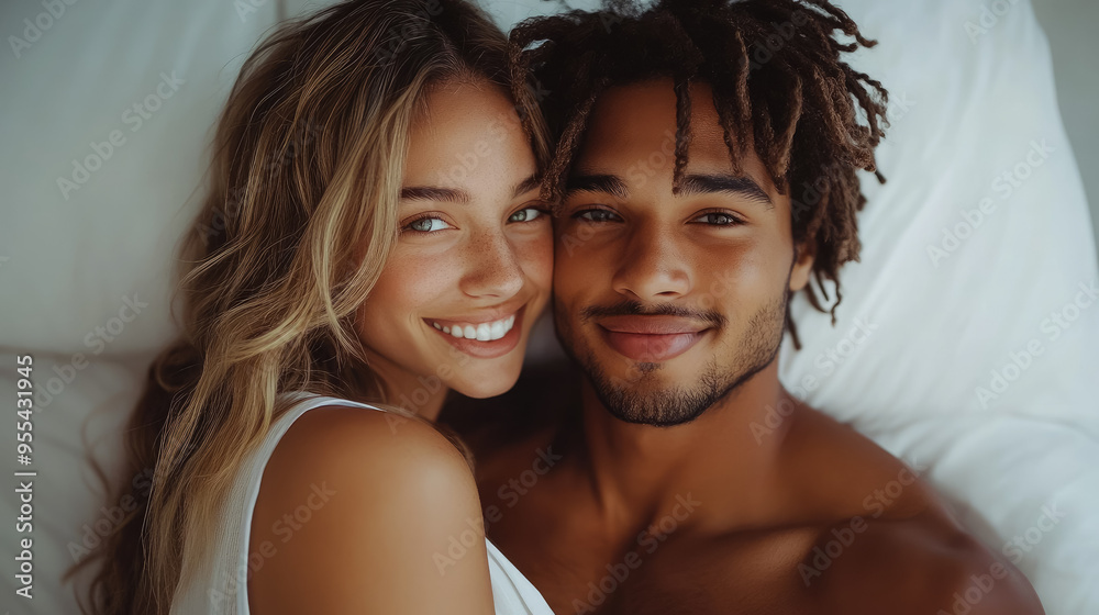 beautiful man and woman hugging on white sheets in bed, love, passion, couple, lovers, girl and boy, portrait, hugs, romance, tenderness, sex, relationship, embrace, sexuality, body, face, together beautiful man and woman hugging on white sheets in bed, love, passion, couple, lovers, girl and boy, portrait, hugs, romance, tenderness, sex, relationship, embrace, sexuality, body, face, together