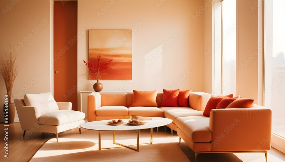 Photo interior modern design room 3d illustration Photo interior modern design room 3d illustration