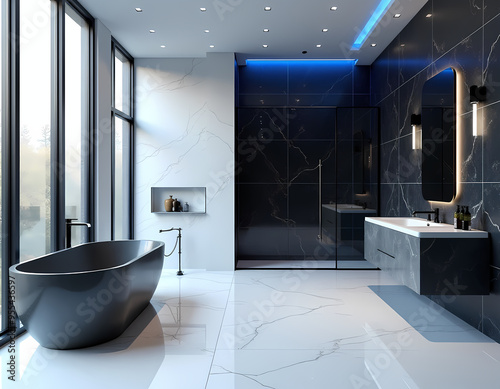 modern bathroom interior