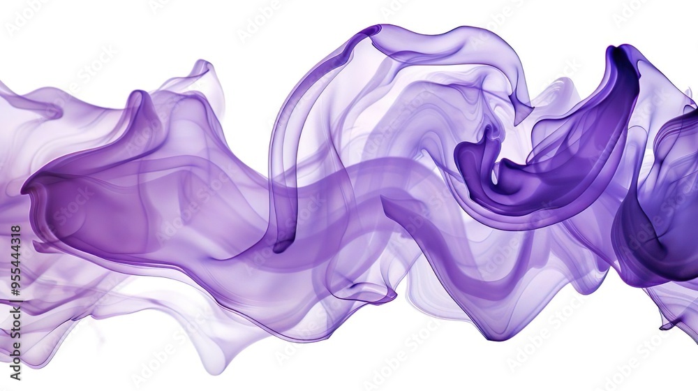 Curd ink in water, abstract shape, high resolution Curd ink in water, abstract shape, high resolution