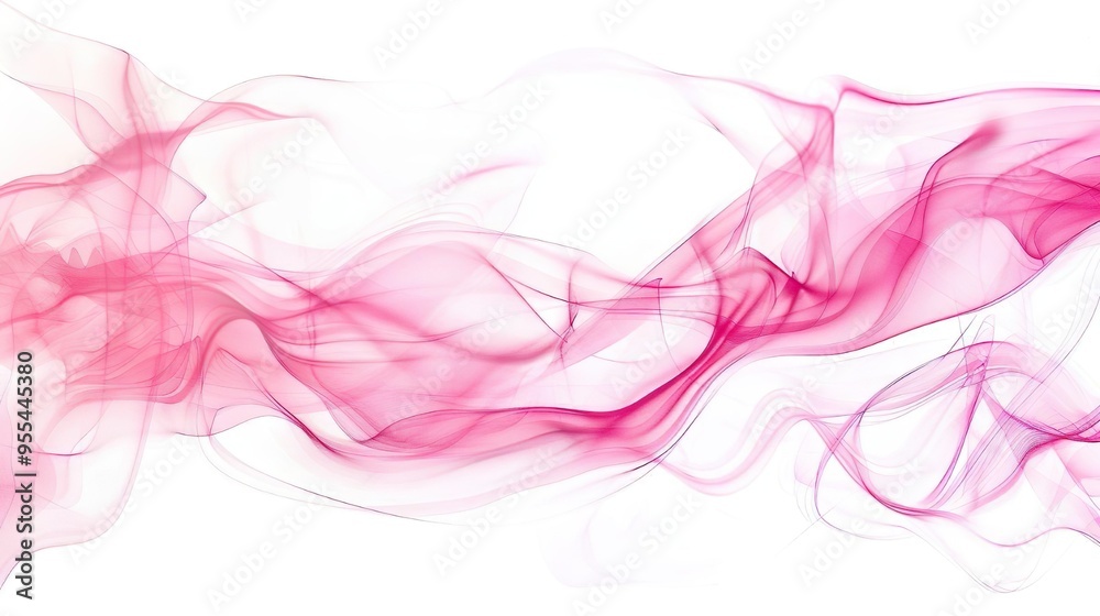 Curd ink in water, abstract shape, high resolution