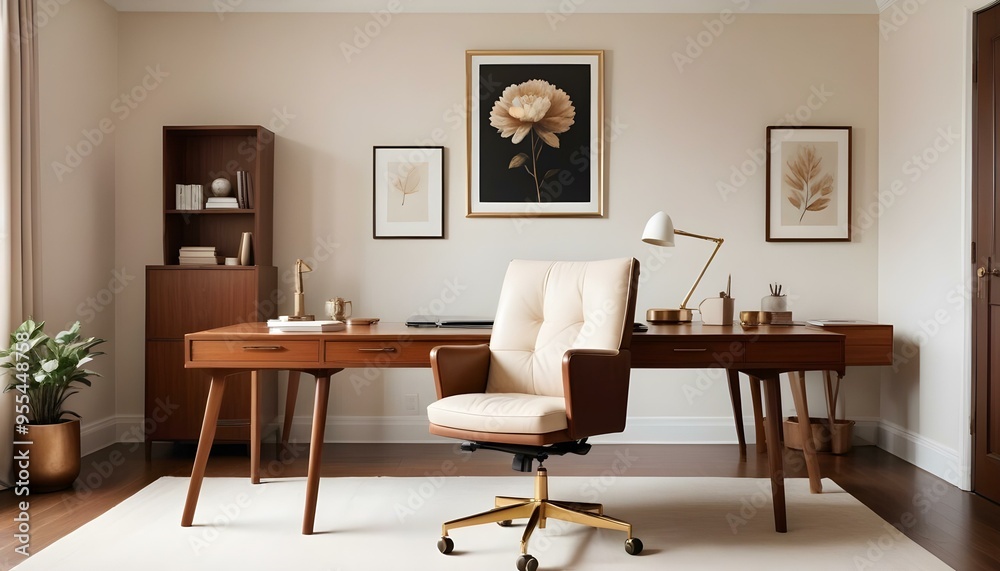 Photo interior modern design room 3d illustration Photo interior modern design room 3d illustration
