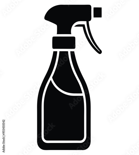 spray bottle vector