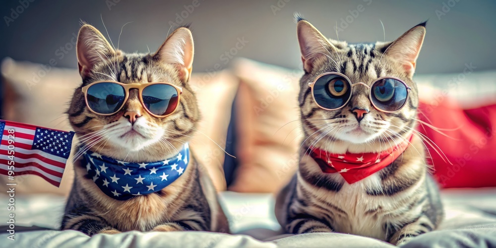 American Cats in Sunglasses, American flag, cat in sunglasses, cat wearing sunglasses, patriotic cat American Cats in Sunglasses, American flag, cat in sunglasses, cat wearing sunglasses, patriotic cat
