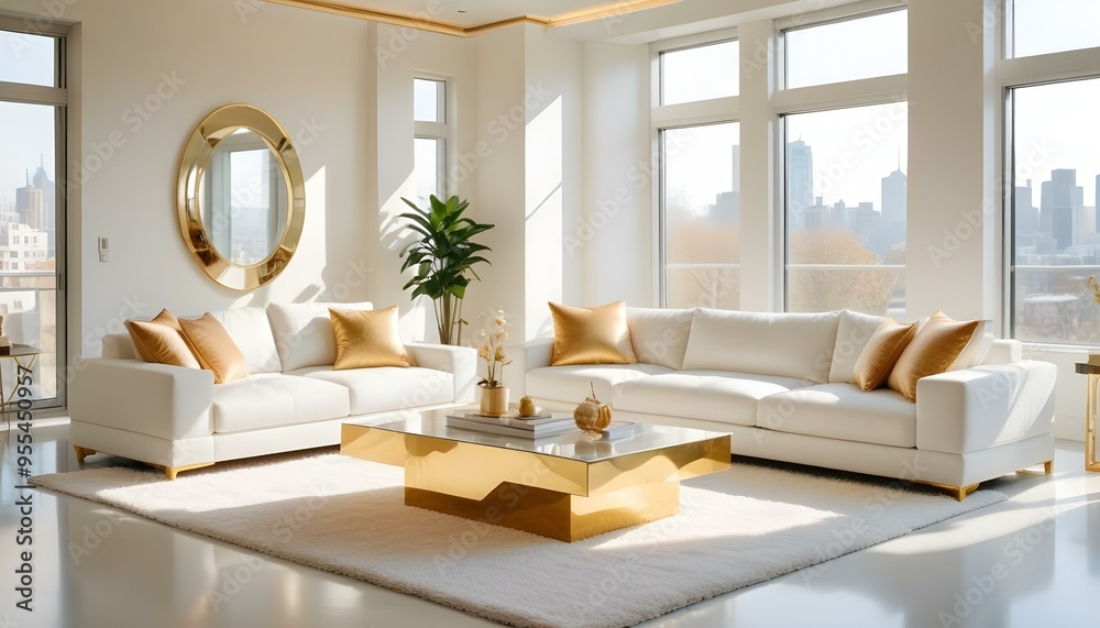 Photo interior modern design room 3d illustration Photo interior modern design room 3d illustration