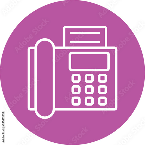 Fax Vector Icon