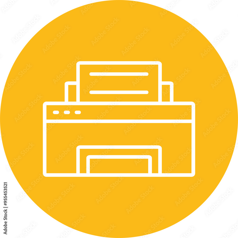 Printer Vector Icon Printer Vector Icon