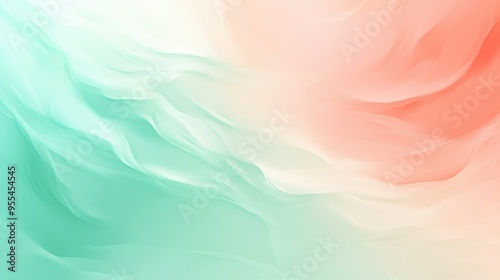 A colorful background with a green and pink gradient