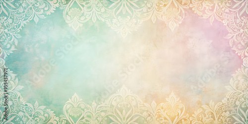 Pastel Dreams: A soft and dreamy background with a subtle pattern, perfect for adding a touch of elegance and whimsy to your projects.   photo