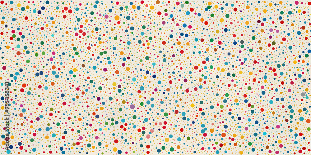 A Kaleidoscope of Joy: A vibrant scattering of colorful dots on a cream background, evoking feelings of playfulness and celebration. Perfect for projects needing a touch of whimsy. A Kaleidoscope of Joy: A vibrant scattering of colorful dots on a cream background, evoking feelings of playfulness and celebration. Perfect for projects needing a touch of whimsy.