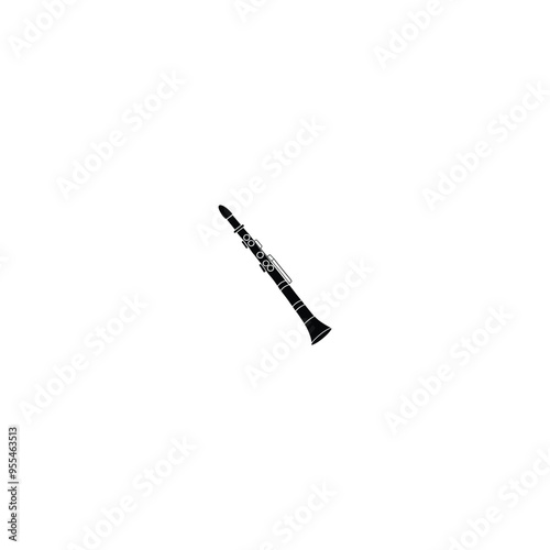 Music instruments vector on white  background