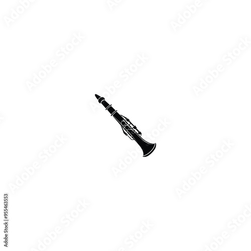 Music instruments vector on white  background